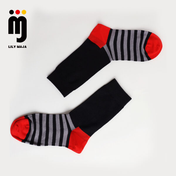 2 Paar Socken aus gekämmter Baumwolle Nylon weich 35-49 S001