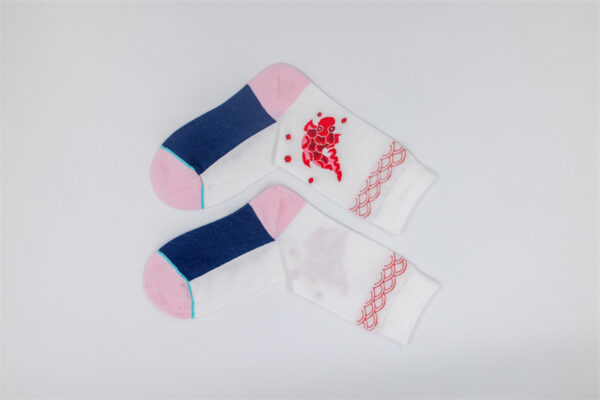 4 Paar Casual Socken Stricksocken Gr. 35-39 AW136