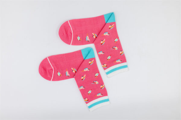 1 Paar Casual Socken Stricksocken Bambusfaser Größe 35-39 AW144 – Bild 2