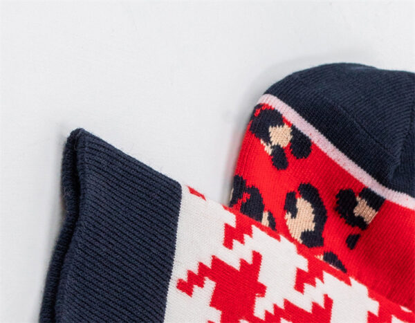 2 Paar Casual Strümpfe Stricksocken Größe 35-39 AW184 – Bild 3