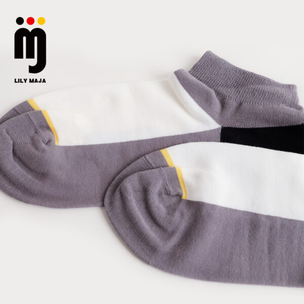 2 Paar Quarter-Socken Kurzschaft Socken Frottee gekämmter Baumwolle 35-49 S005 – Bild 2
