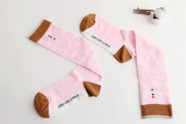 1 Paar Casual Socken Stricksocken Baumwolle S053 – Bild 4