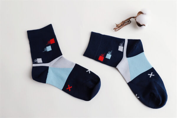 2 Paar Casual Socken Stricksocken S197 – Bild 2