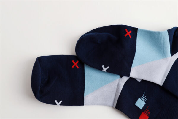 2 Paar Casual Socken Stricksocken S197 – Bild 4