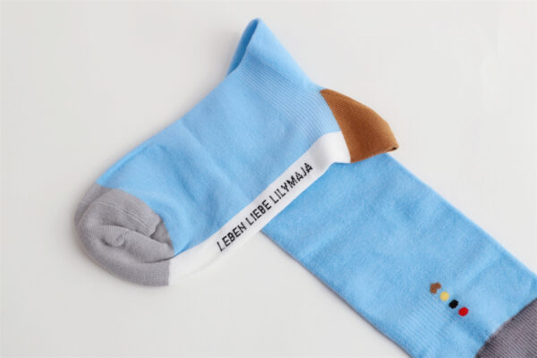 2 Paar Casual Socken Lilymaja Stricksocken Baumwolle 35-39 Strümpfe S050