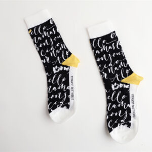 1 Paar Casual Socken mit hohem Baumwollanteil 35-44 S022