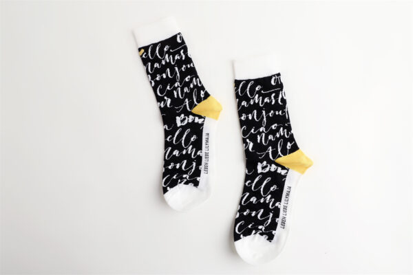 1 Paar Casual Socken mit hohem Baumwollanteil 35-44 S022 – Bild 2