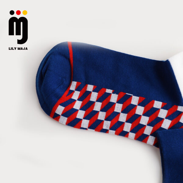 2 Paar Socken aus gekämmter Baumwolle Nylon 35-49 S003 – Bild 3