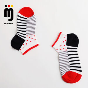 2 Paar Quarter-Socken Kurzschaft Socken Frottee gekämmter Baumwolle 35-44 S004
