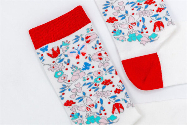 4 Paar Casual Socken Stricksocken 35-39 AW131 – Bild 3