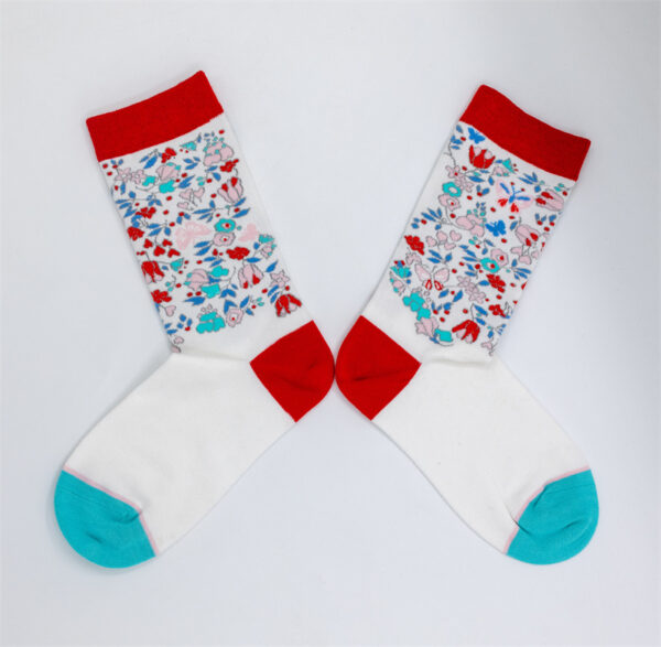4 Paar Casual Socken Stricksocken 35-39 AW131 – Bild 5