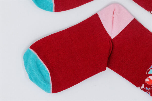 4 Paar Casual Socken Stricksocken 35-39 AW132 – Bild 3