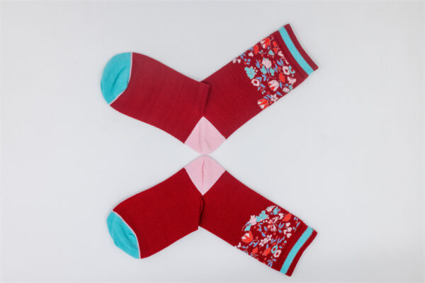 4 Paar Casual Socken Stricksocken 35-39 AW132 – Bild 5
