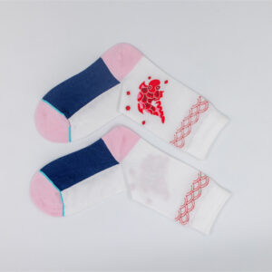 4 Paar Casual Socken Stricksocken Gr. 35-39 AW136