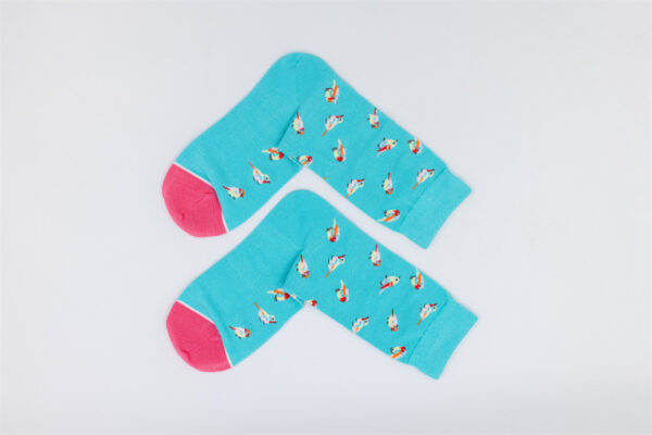 1 Paar Casual Socken Stricksocken Bambusfaser Größe 35-39 – Bild 2