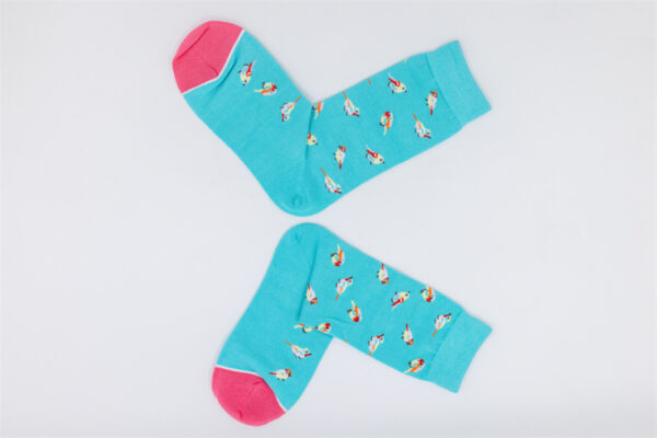 1 Paar Casual Socken Stricksocken Bambusfaser Größe 35-39 – Bild 5