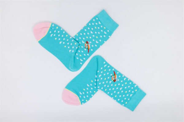 1 Paar Casual Socken Stricksocken Größe 35-39 AW148 – Bild 6