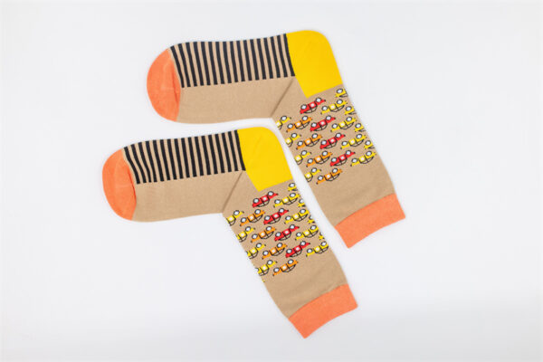 1 Paar Casual Socken Stricksocken Größe 40-44 AW159 – Bild 2