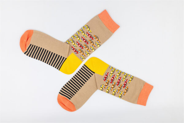 1 Paar Casual Socken Stricksocken Größe 40-44 AW159 – Bild 5