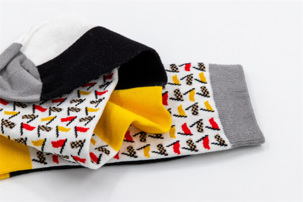 1 Paar Casual Socken Stricksocken Größe 40-44 AW158 – Bild 7