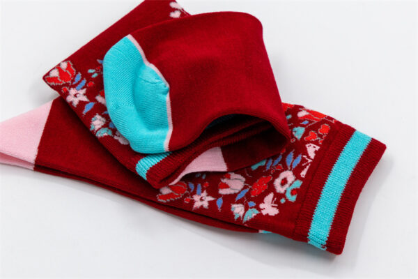 4 Paar Casual Socken Stricksocken 35-39 AW132 – Bild 7