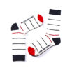 Lilymaja 3 Paar classic Socken aus gekämmter Baumwolle Nylon 35-49 gestreift S008 – Bild 3