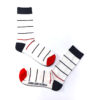 Lilymaja 3 Paar classic Socken aus gekämmter Baumwolle Nylon 35-49 gestreift S008 – Bild 4