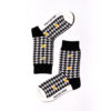 1 Paar Casual Socken mit hohem Baumwollanteil 35-44 Fledermausmuster S010