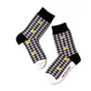 1 Paar Casual Socken mit hohem Baumwollanteil 35-44 Fledermausmuster S010 – Bild 3