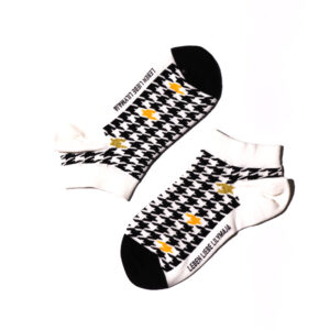 Lilymaja 1 Paar Quarter Socken Kurzschaft Frottee gekämmter Baumwolle 35-44 Fledermausmuster S014