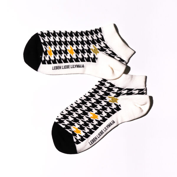Lilymaja 1 Paar Quarter Socken Kurzschaft Frottee gekämmter Baumwolle 35-44 Fledermausmuster S014 – Bild 2