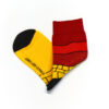 1 Paar Casual Socken lilymaja mit hohem Baumwollanteil 35-44 S019 – Bild 4