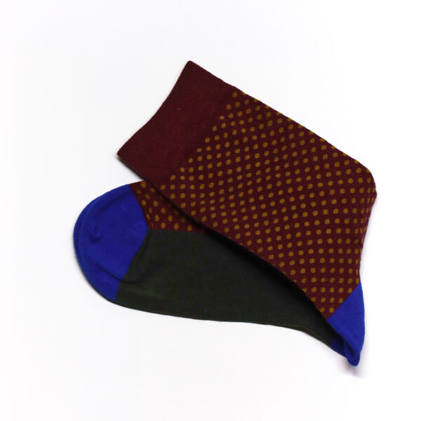 1 Paar Casual Socken Gr. 35-44 gepunktet S033 – Bild 4