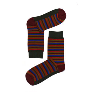 1 Paar Casual Socken Gr. 35-44 gestreifte Strümpfe S034