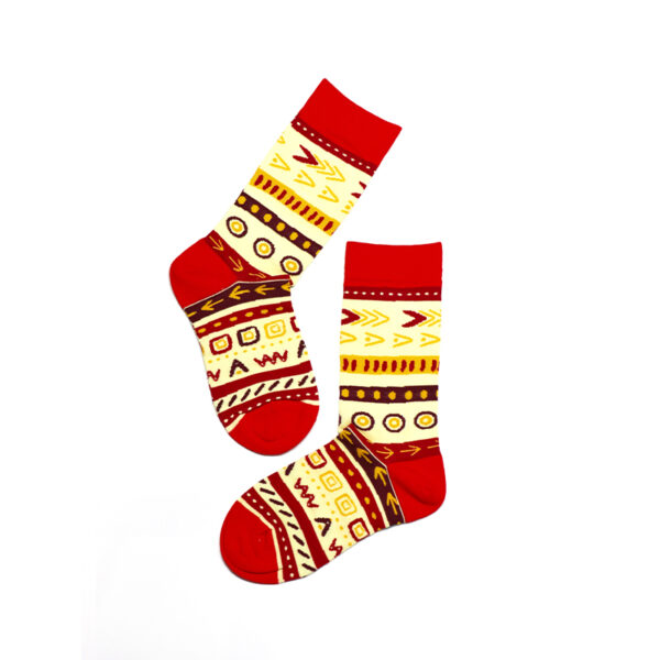 2 Paar Casual Socken Stricksocken Baumwolle Gr. 35-44 S043 – Bild 2
