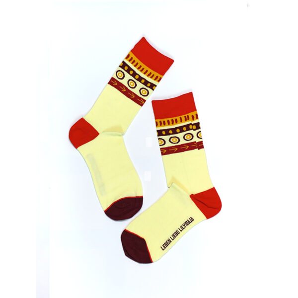 2 Paar Casual Socken Stricksocken Gr. 35-44 S044 – Bild 3