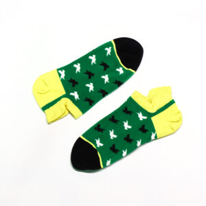 2 Paar Quarter Kurzsocken Vogel aus Baumwolle S063
