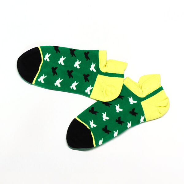 2 Paar Quarter Kurzsocken Vogel aus Baumwolle S063 – Bild 2