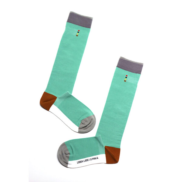 2 Paar Casual Socken 35-39 Baumwolle S064 – Bild 2