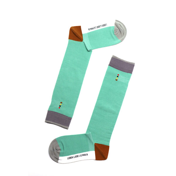 2 Paar Casual Socken 35-39 Baumwolle S064 – Bild 3