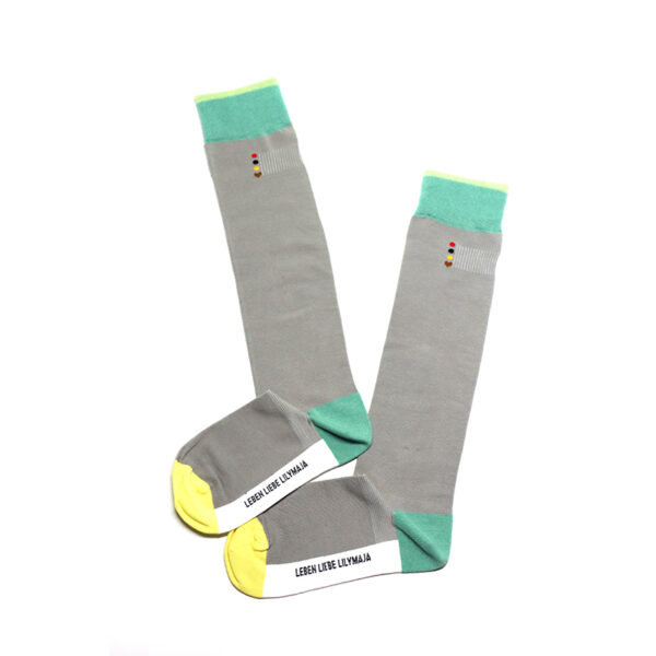 2 Paar Casual Socken Baumwolle 35-39 S066 – Bild 3