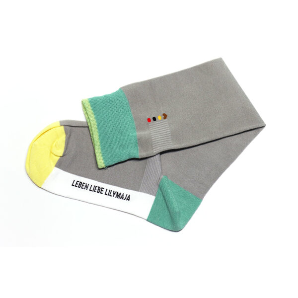2 Paar Casual Socken Baumwolle 35-39 S066 – Bild 4