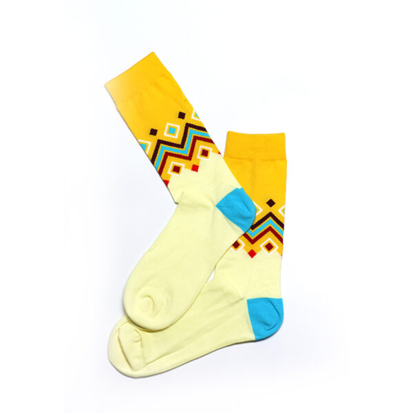 2 Paar Casual Socken Baumwolle Gr. 35-39 S068 – Bild 2
