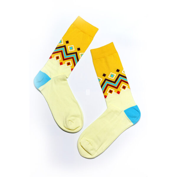 2 Paar Casual Socken Baumwolle Gr. 35-39 S068 – Bild 3