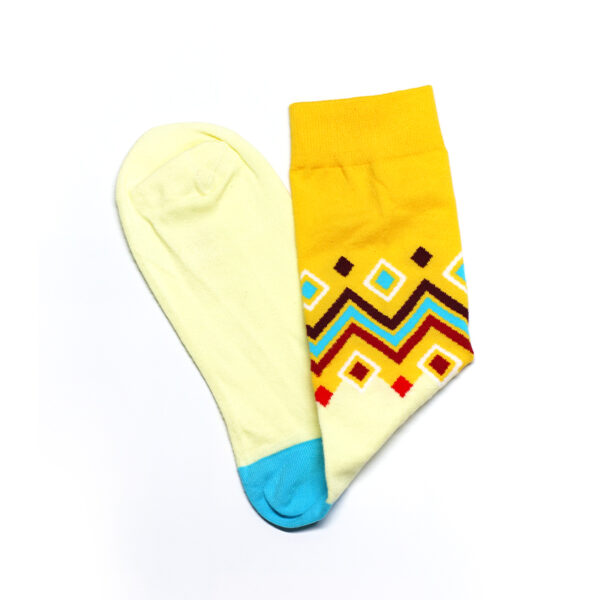 2 Paar Casual Socken Baumwolle Gr. 35-39 S068 – Bild 4