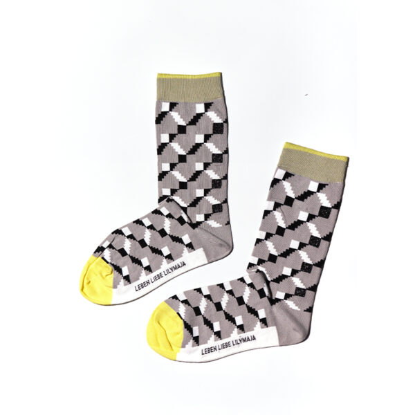 2 Paar Casual Socken Stricksocken Baumwolle S073 – Bild 2