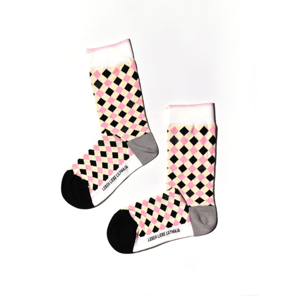 2 Paar Casual Socken Stricksocken Baumwolle S074 – Bild 2