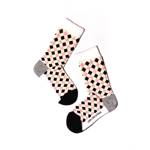 2 Paar Casual Socken Stricksocken Baumwolle S074 – Bild 3