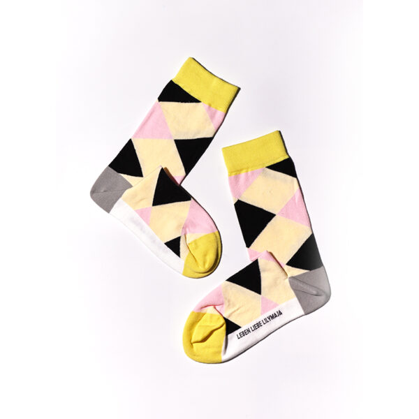 2 Paar Casual Socken Stricksocken Baumwolle S075 – Bild 3