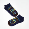 Quarter Kurzsocken 4 Paar dunkelblau Gr. 40-44 S122 – Bild 3
